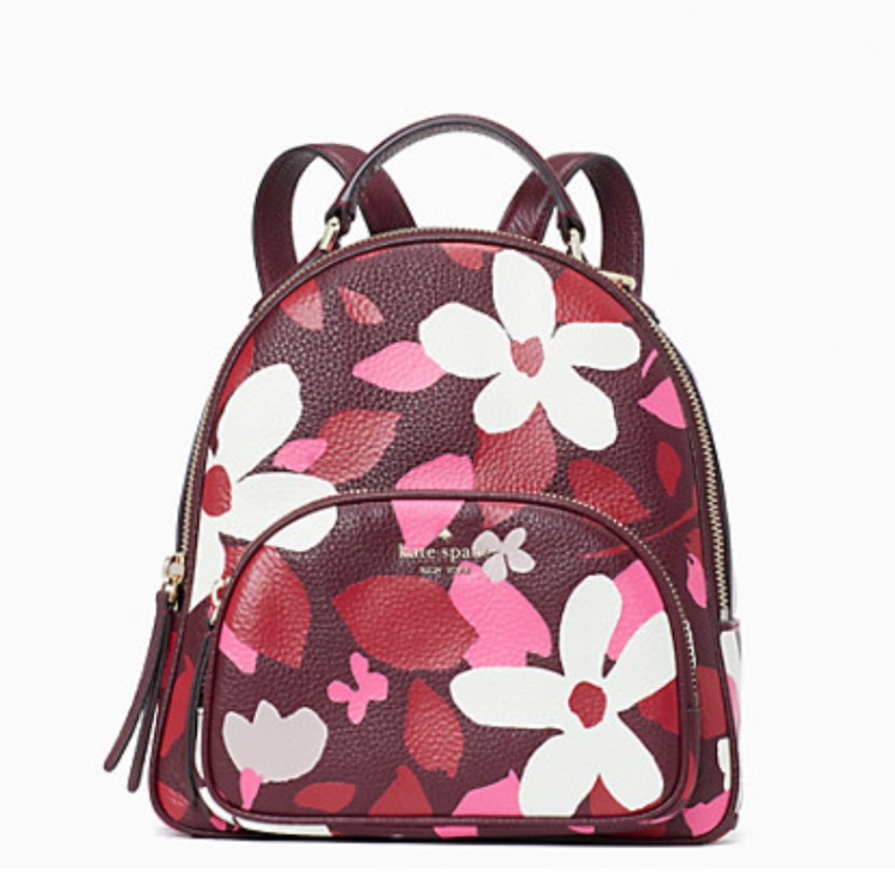Kate Spade Jackson Forest Floral Medium Backpack